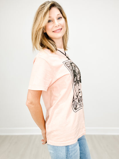 Mom Tarot Rhinestone Graphic Tee