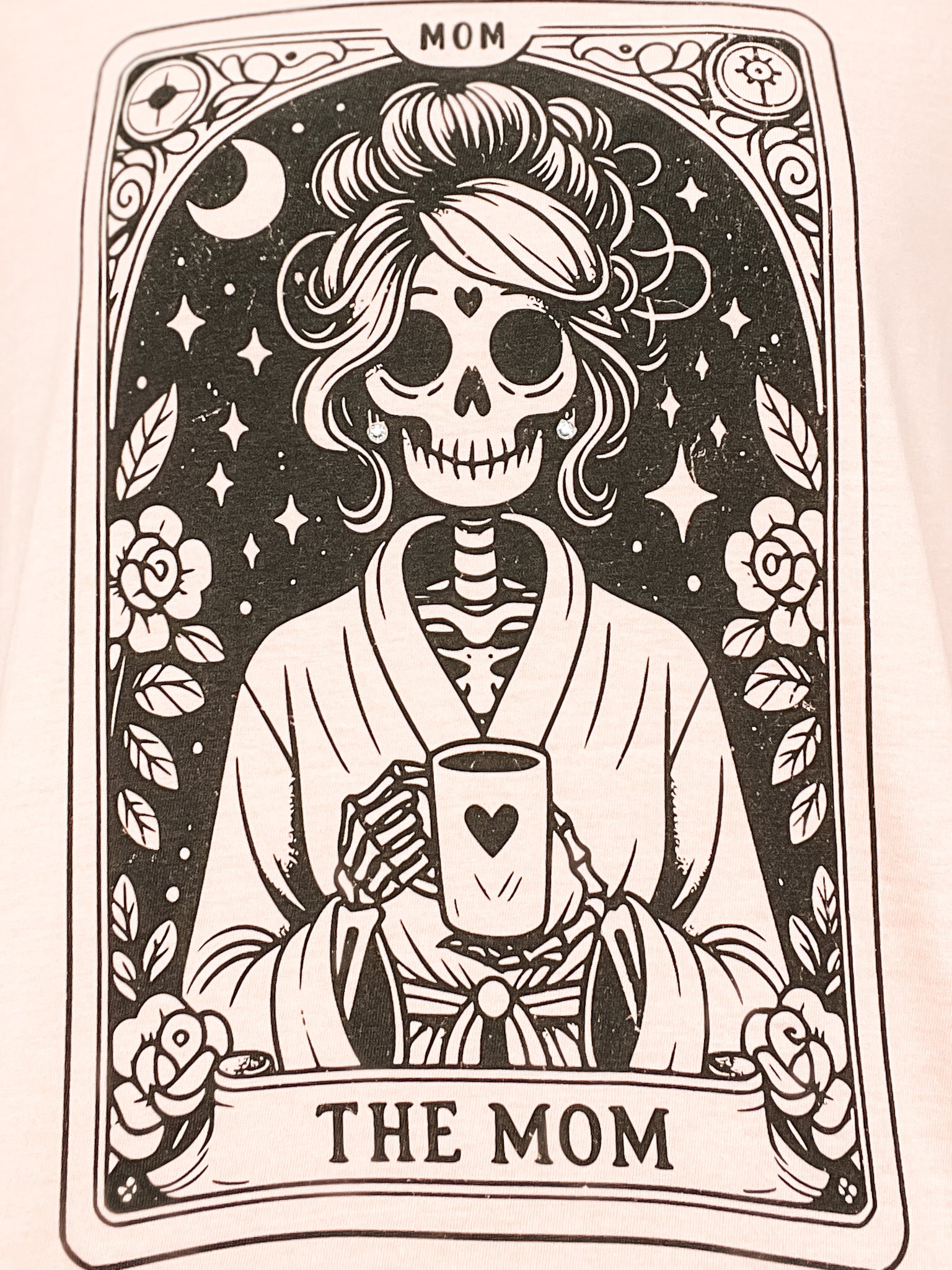 Mom Tarot Rhinestone Graphic Tee