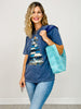 Denim Tree Graphic Tee