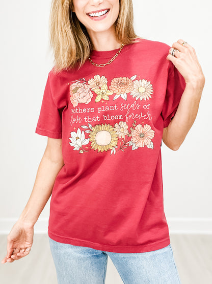 Love That Blooms Forever Mothers Day Graphic Tee