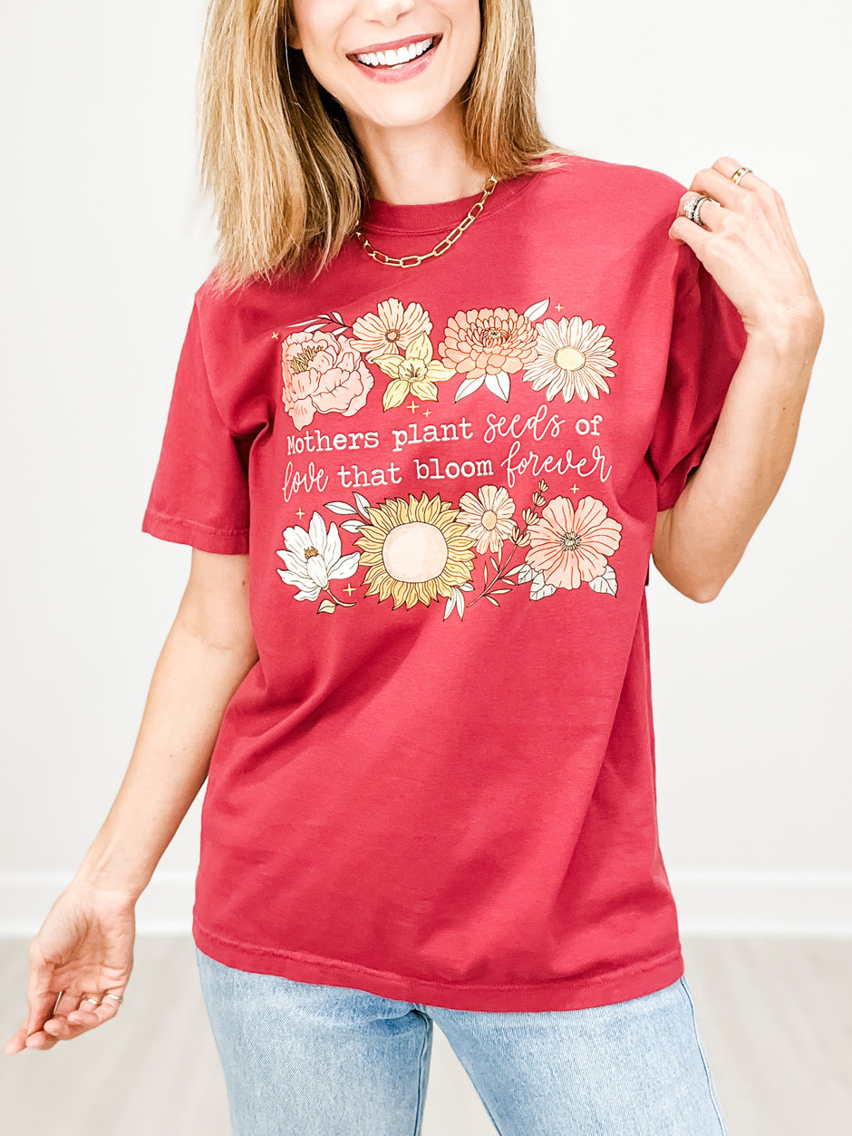 Love That Blooms Forever Mothers Day Graphic Tee