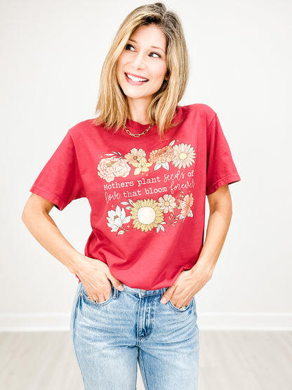 Love That Blooms Forever Mothers Day Graphic Tee