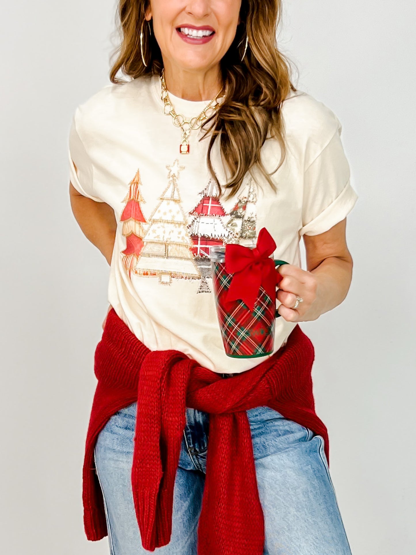 Three Christmas Trees Graphic Tee