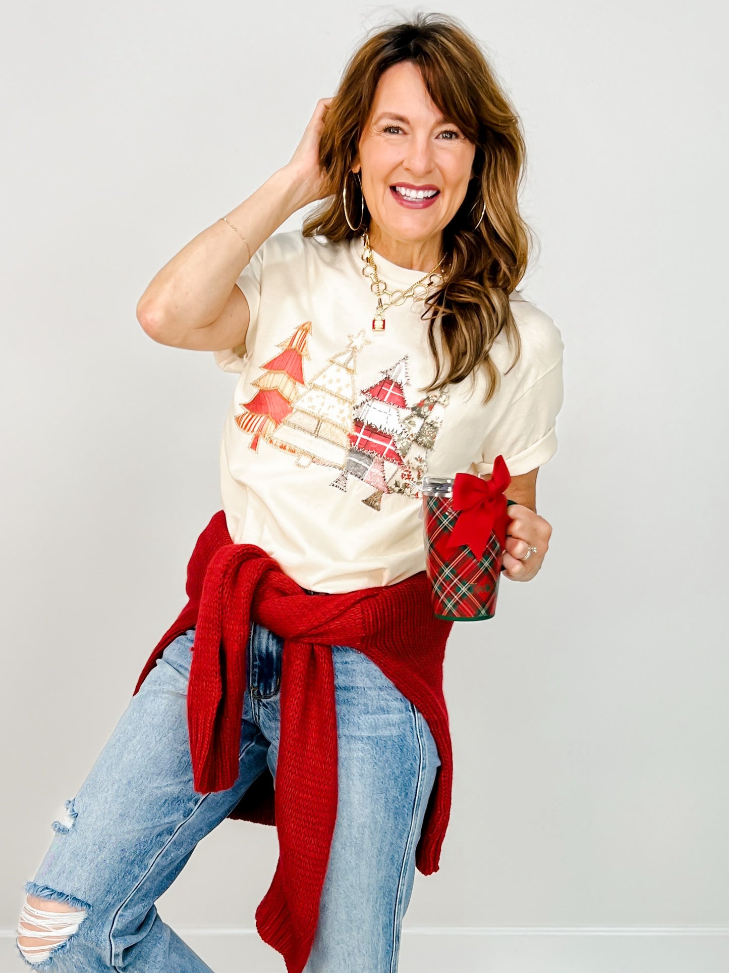 Three Christmas Trees Graphic Tee