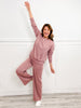 "RESORT" Travel Collection Active/Loungewear in MAUVE