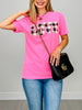 Plaid Love Graphic Top