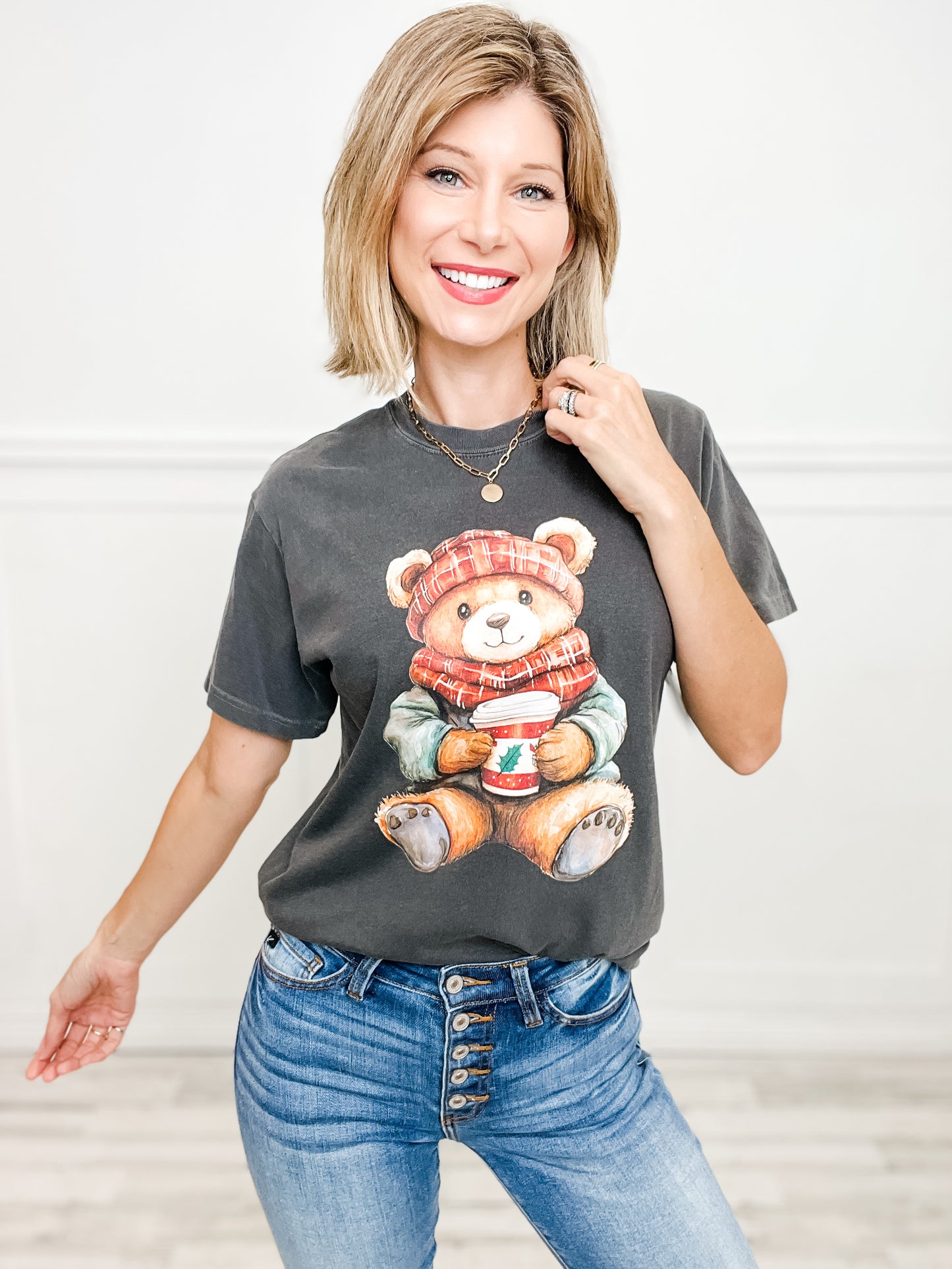 Winter Bear Graphic Top