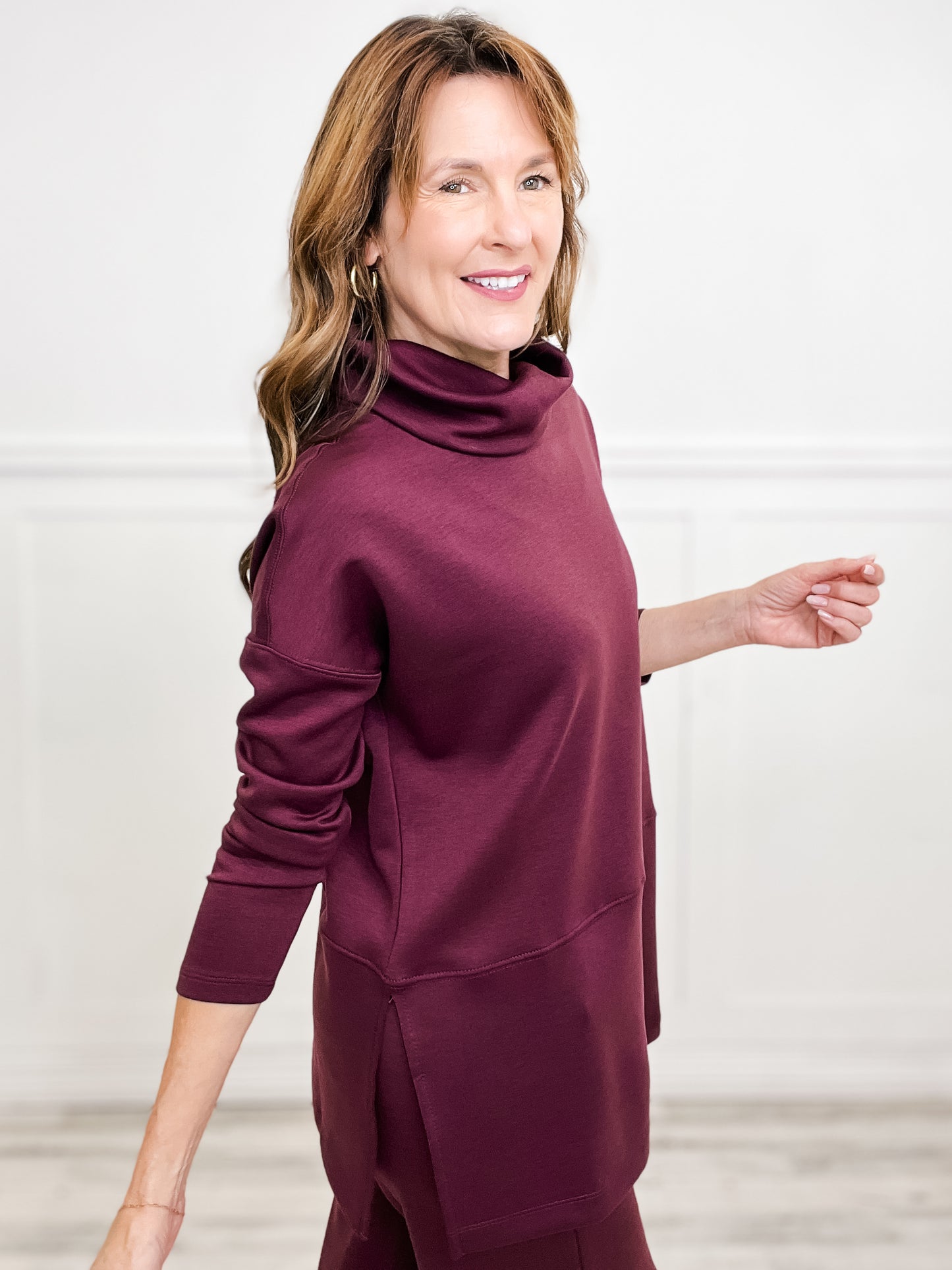 "RESORT" Travel Collection  Active/Loungewear in WINE