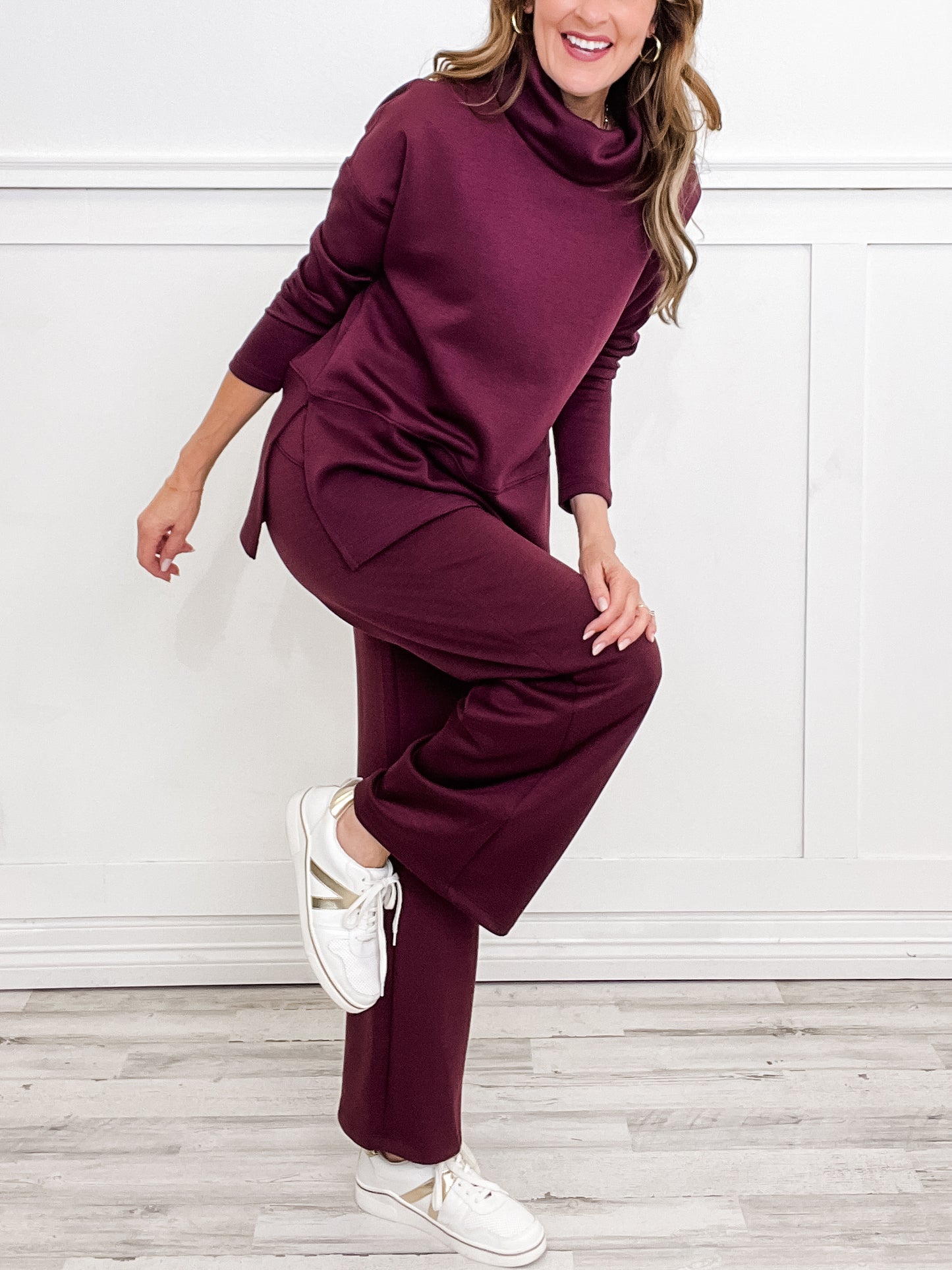 "RESORT" Travel Collection  Active/Loungewear in WINE