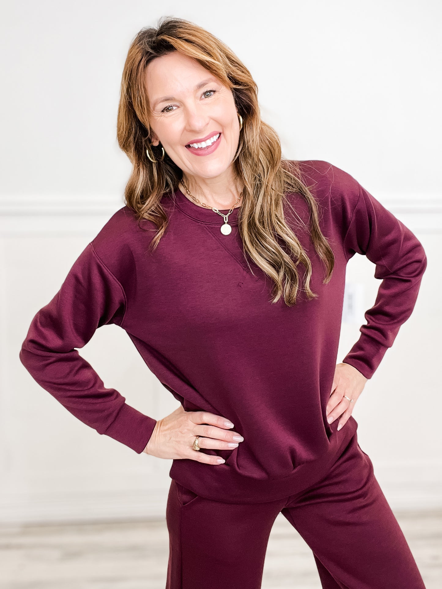 "RESORT" Travel Collection  Active/Loungewear in WINE