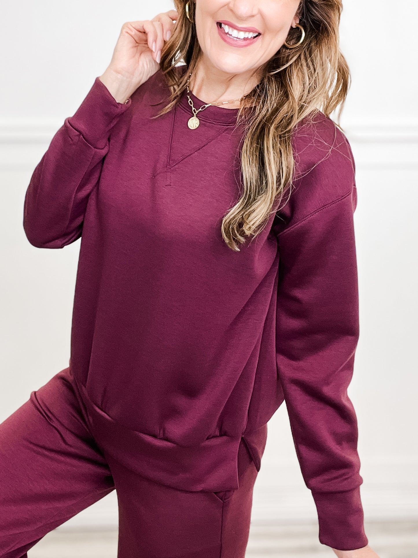 "RESORT" Travel Collection  Active/Loungewear in WINE