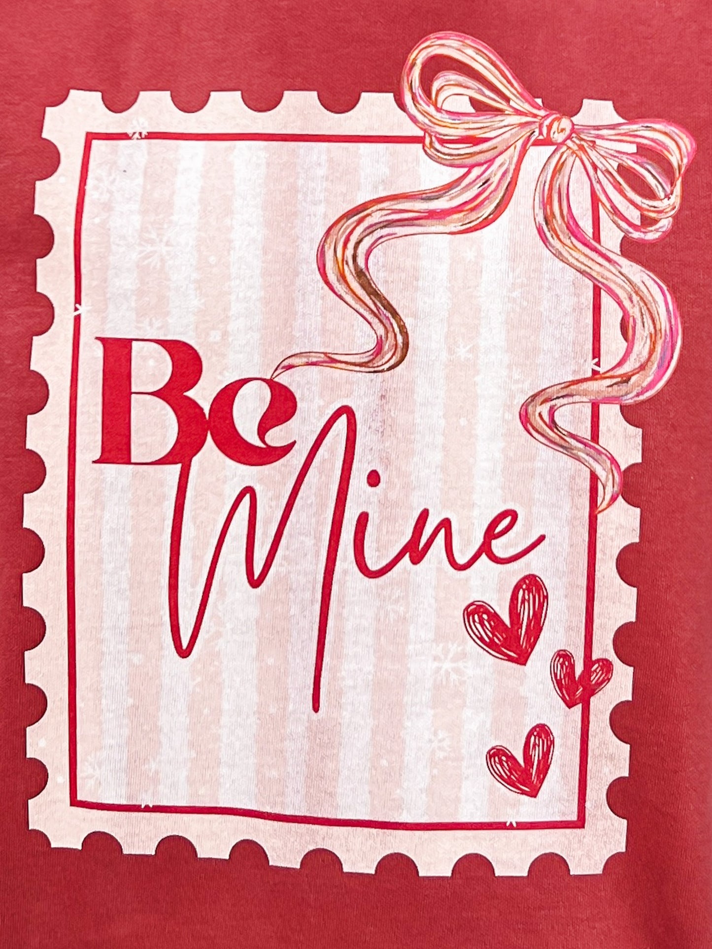 Be Mine Postage Stamp Sweatshirt
