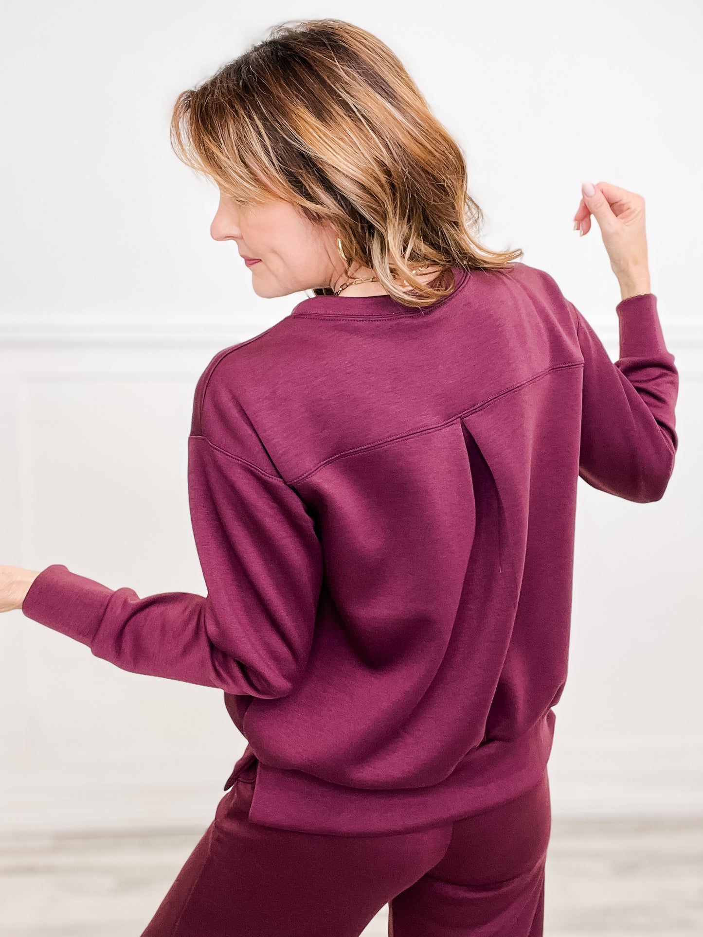 "RESORT" Travel Collection  Active/Loungewear in WINE