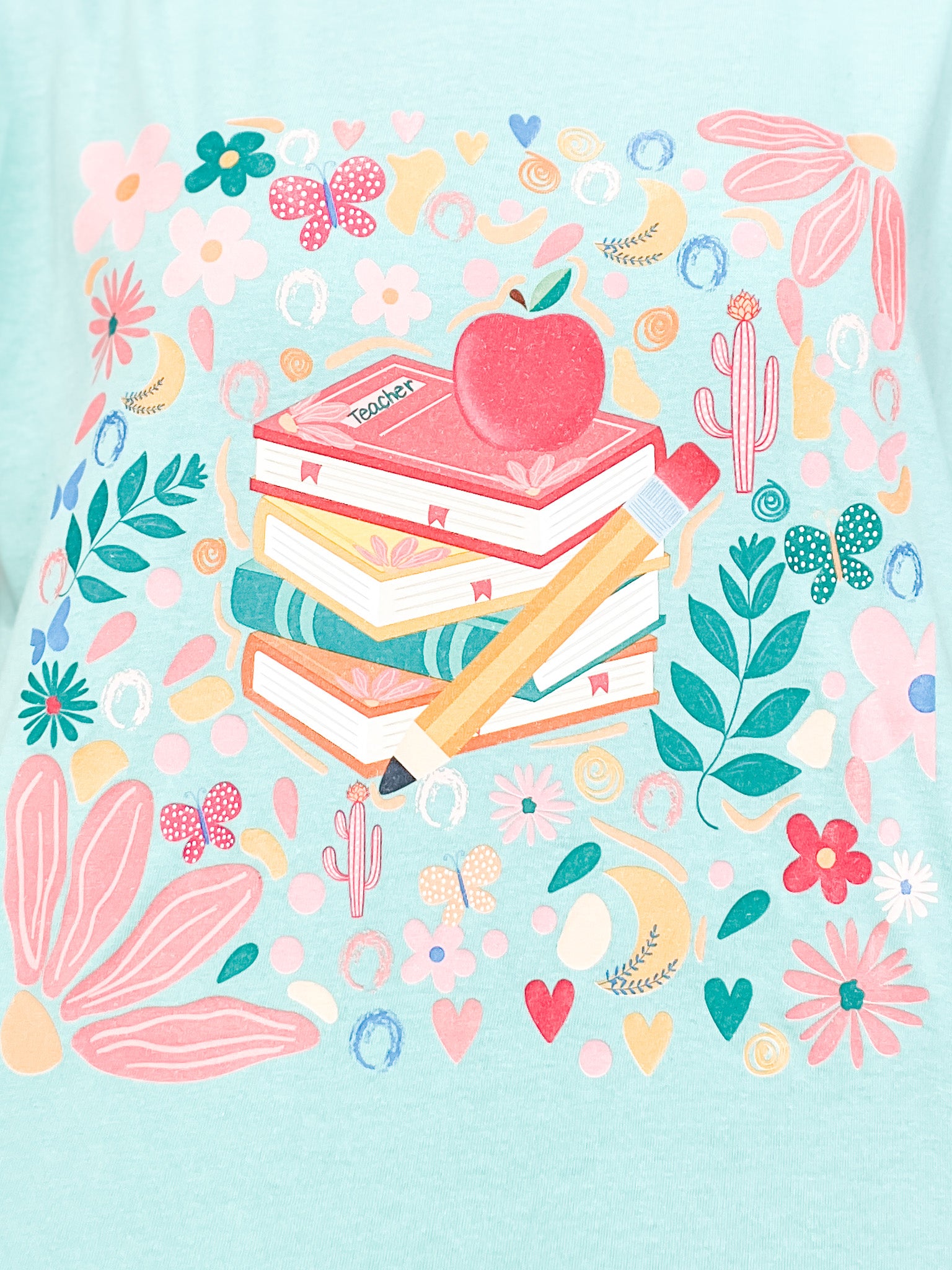 Boho Floral Teacher Graphic Tee