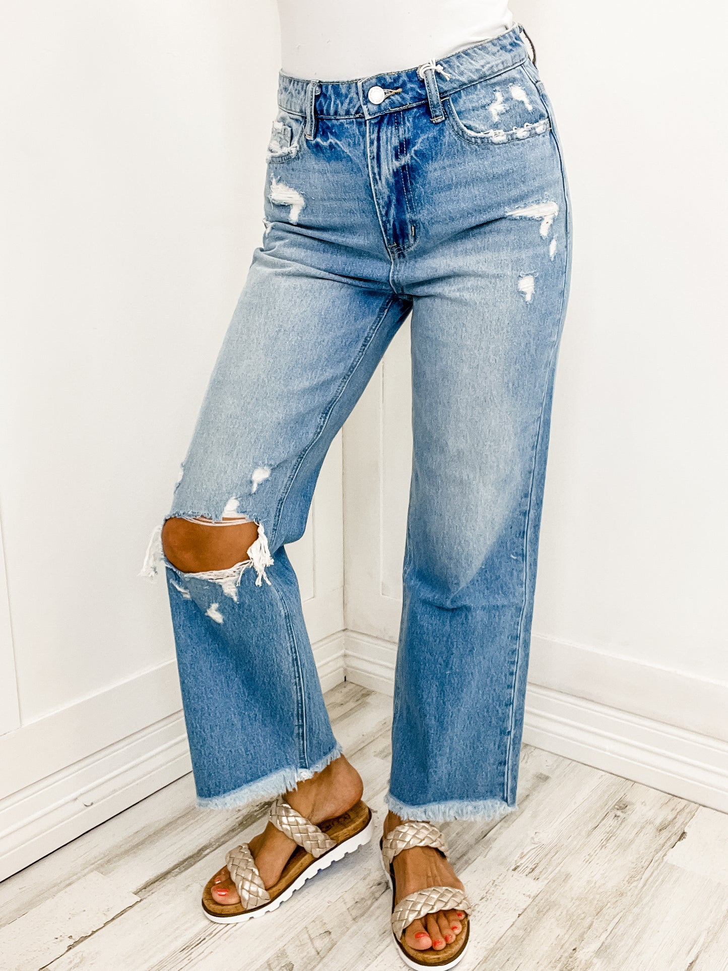 Vervet 90's Vintage Ankle Flare Jeans – Emma Lou's Boutique