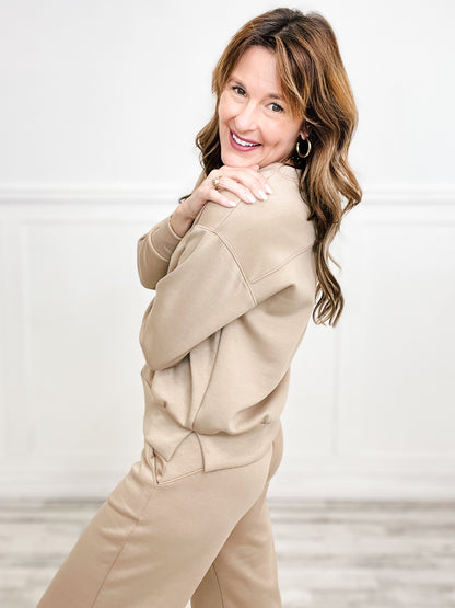 "RESORT" Travel Collection  Active/Loungewear in KHAKI
