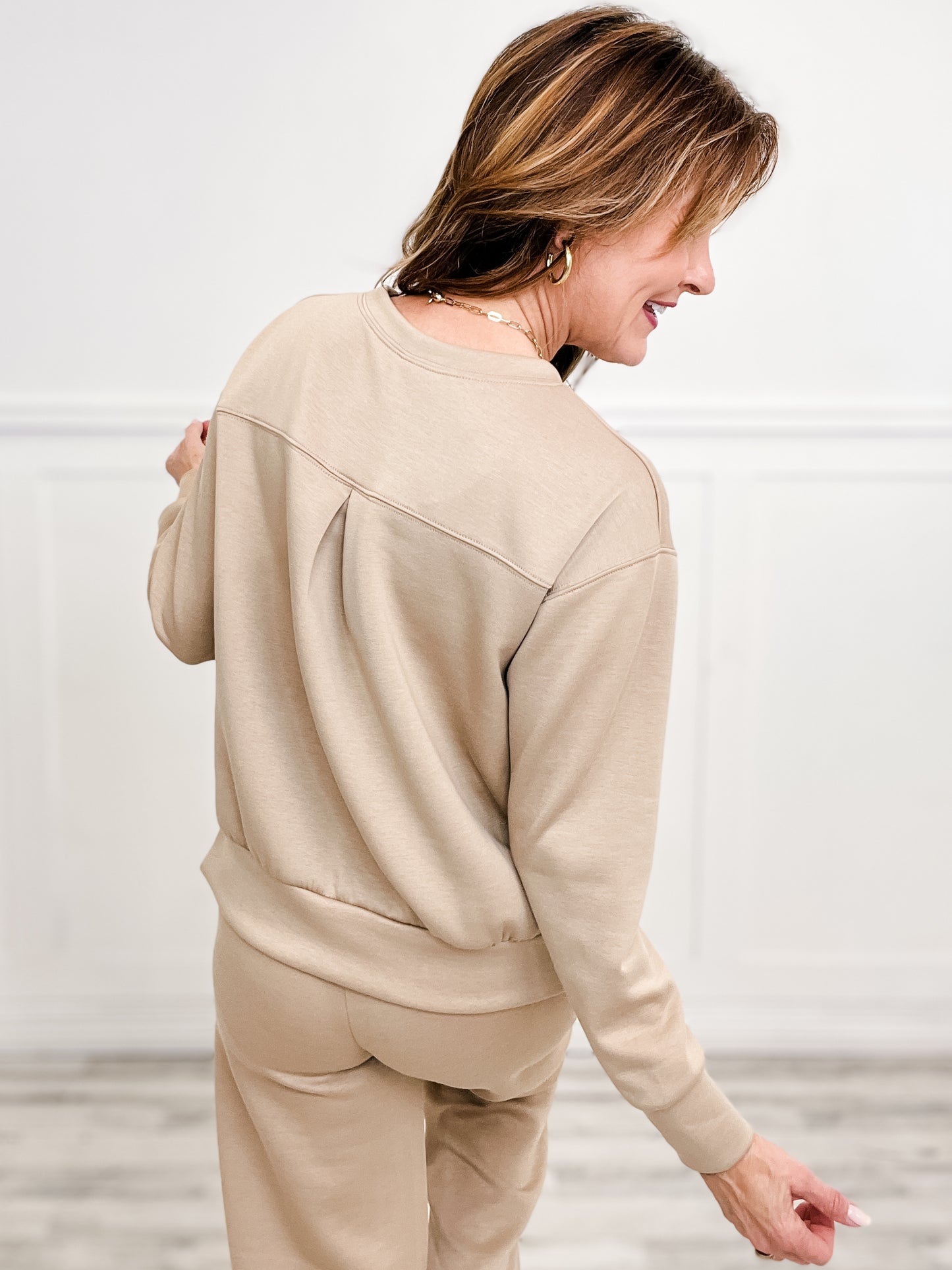 "RESORT" Travel Collection  Active/Loungewear in KHAKI