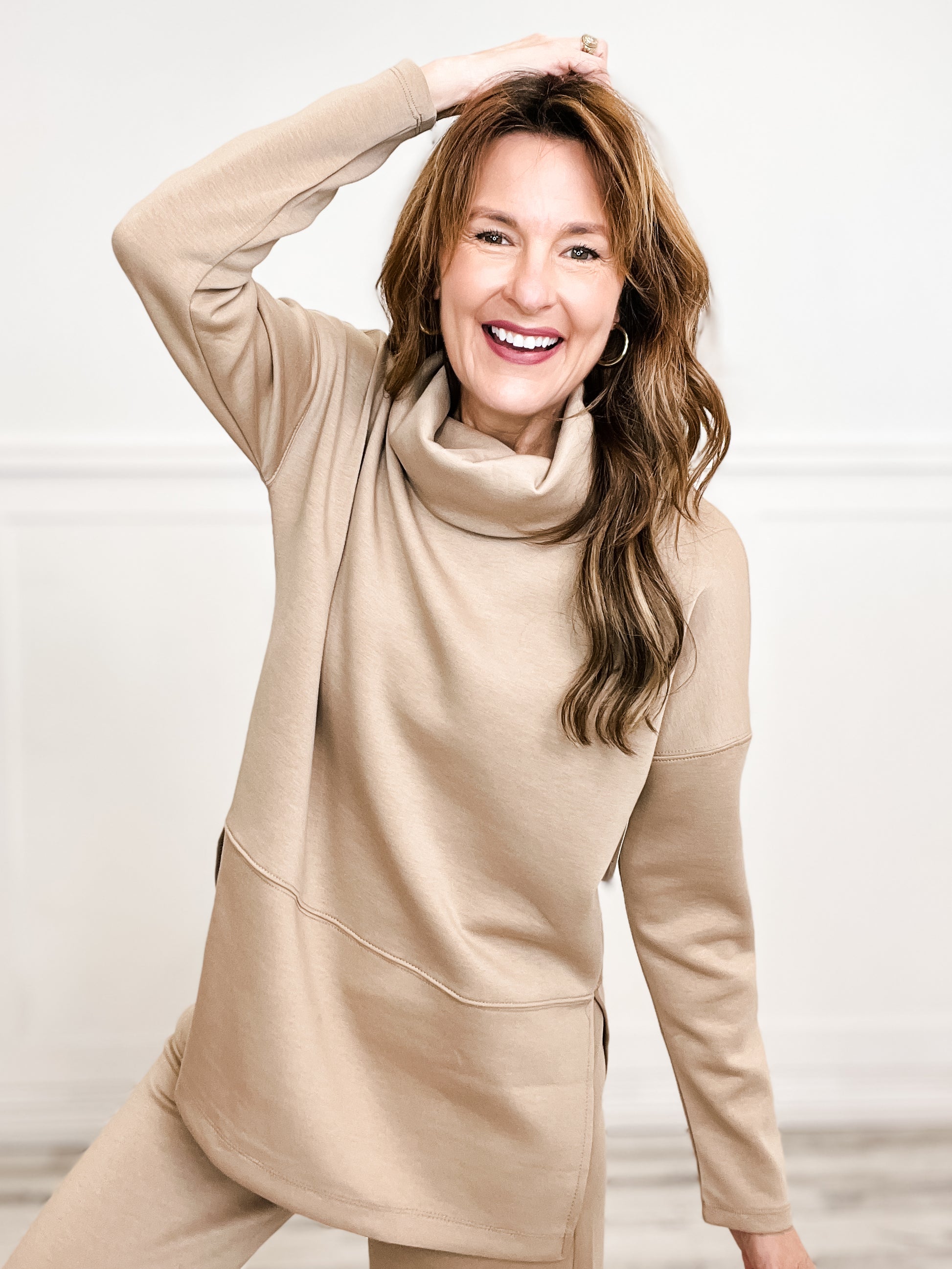 "RESORT" Travel Collection  Active/Loungewear in KHAKI