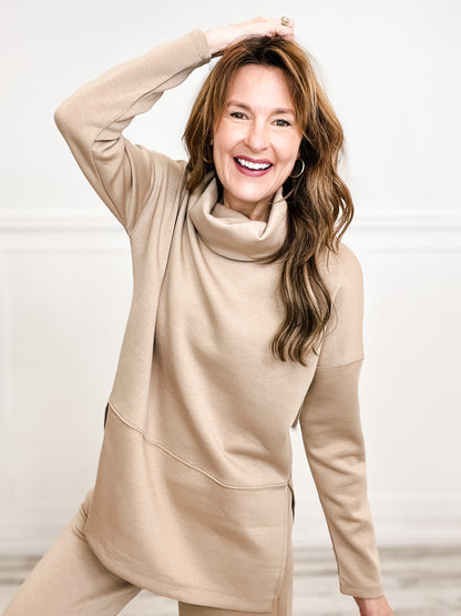 "RESORT" Travel Collection  Active/Loungewear in KHAKI