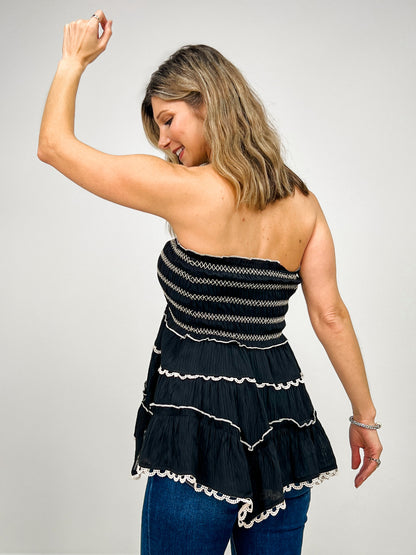 Smocked Ruffle Convertible Skirt or Top