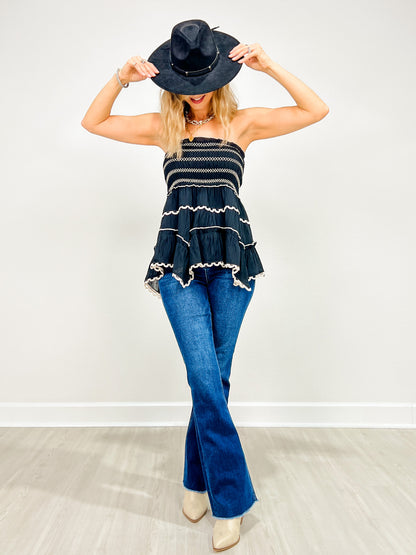 Smocked Ruffle Convertible Skirt or Top