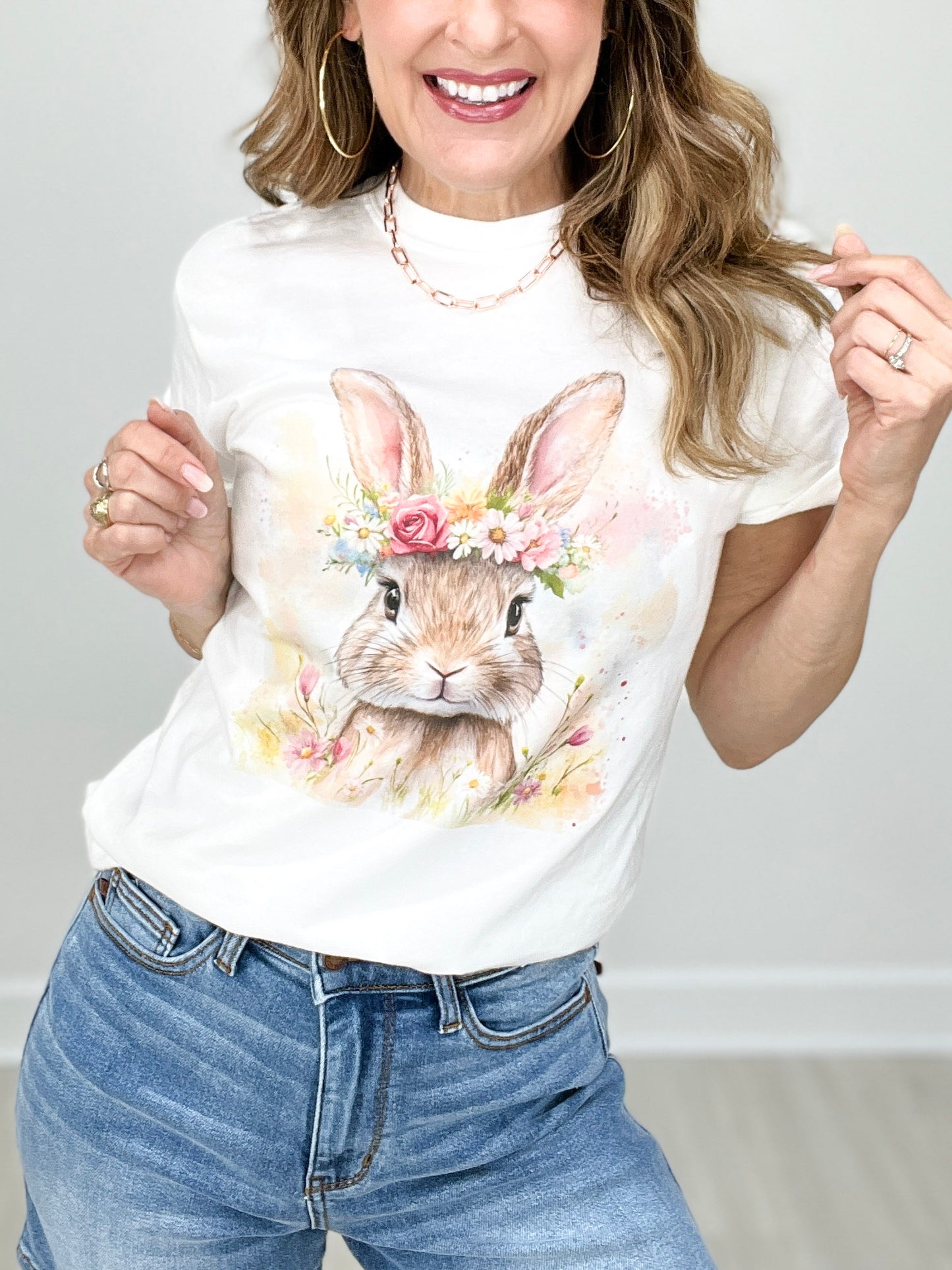 Spring Rabbit Graphic Tee