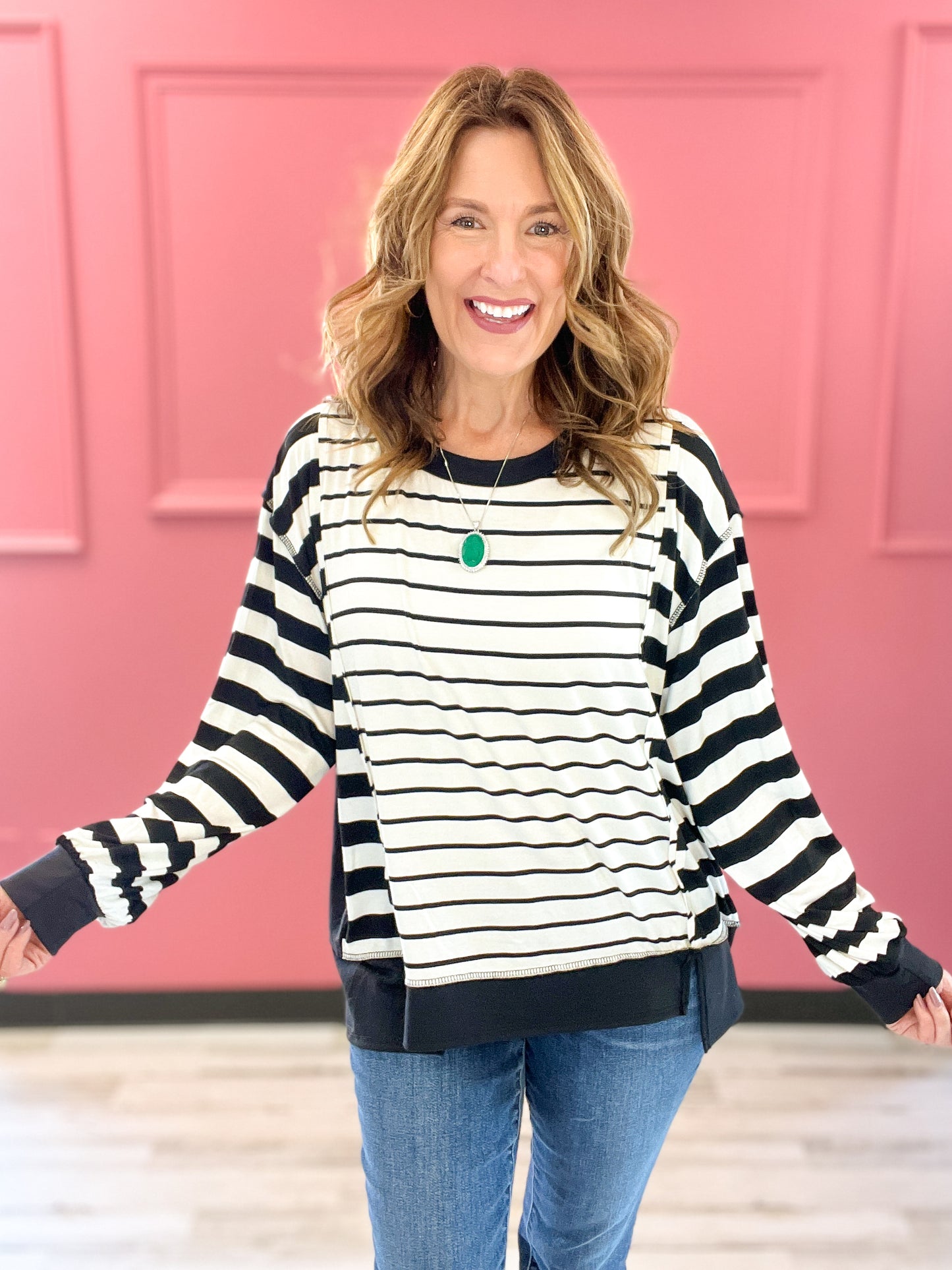 Cozy State of Mind Striped Top