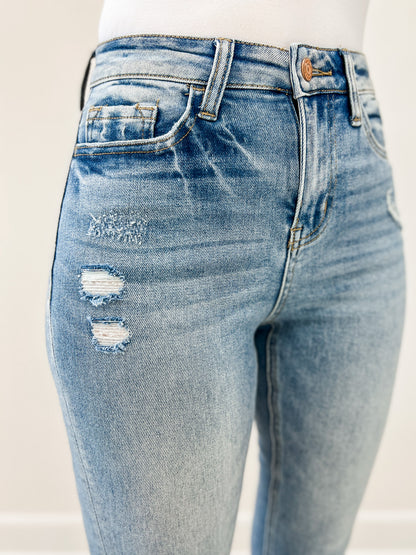 Vervet Downtown Darling High-Rise Kick Flare Jean