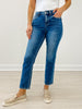 Lovervet by Vervet ENRICH Hi-Rise Ankle Slim Straight Denim Jeans