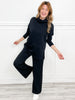"RESORT" Travel Collection  Active/Loungewear in BLACK