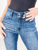 Judy Blue NIRVANA High-Waist Double Waist Band Capri Jeans