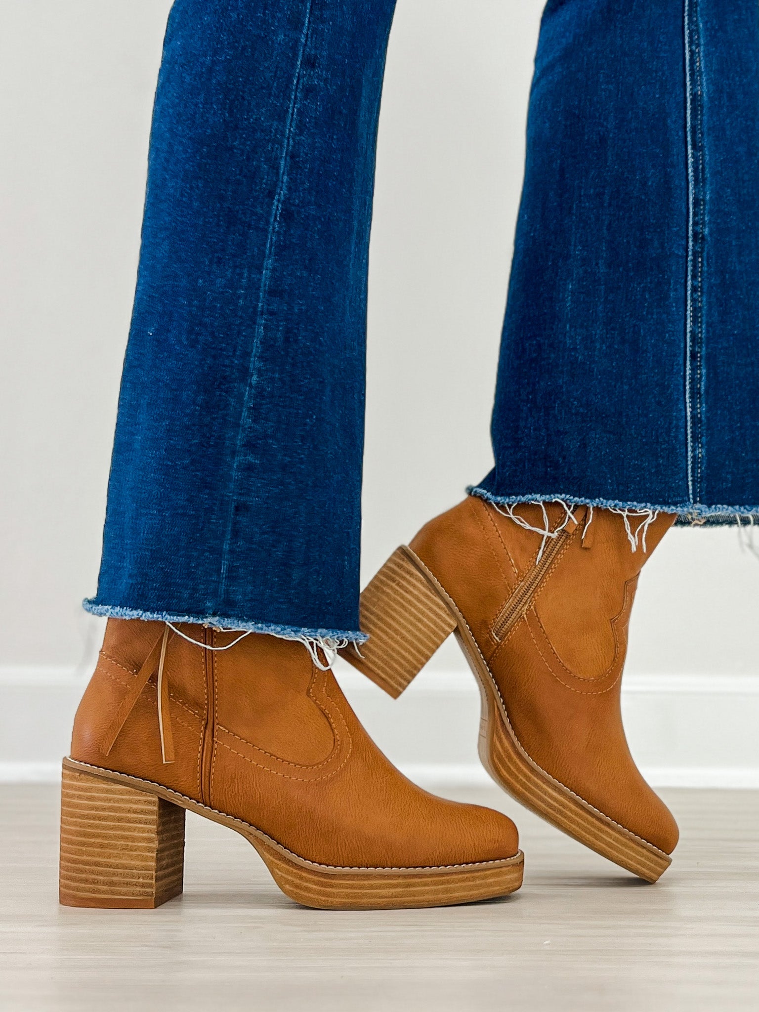 Imperial Ankle Boot in Chestnut