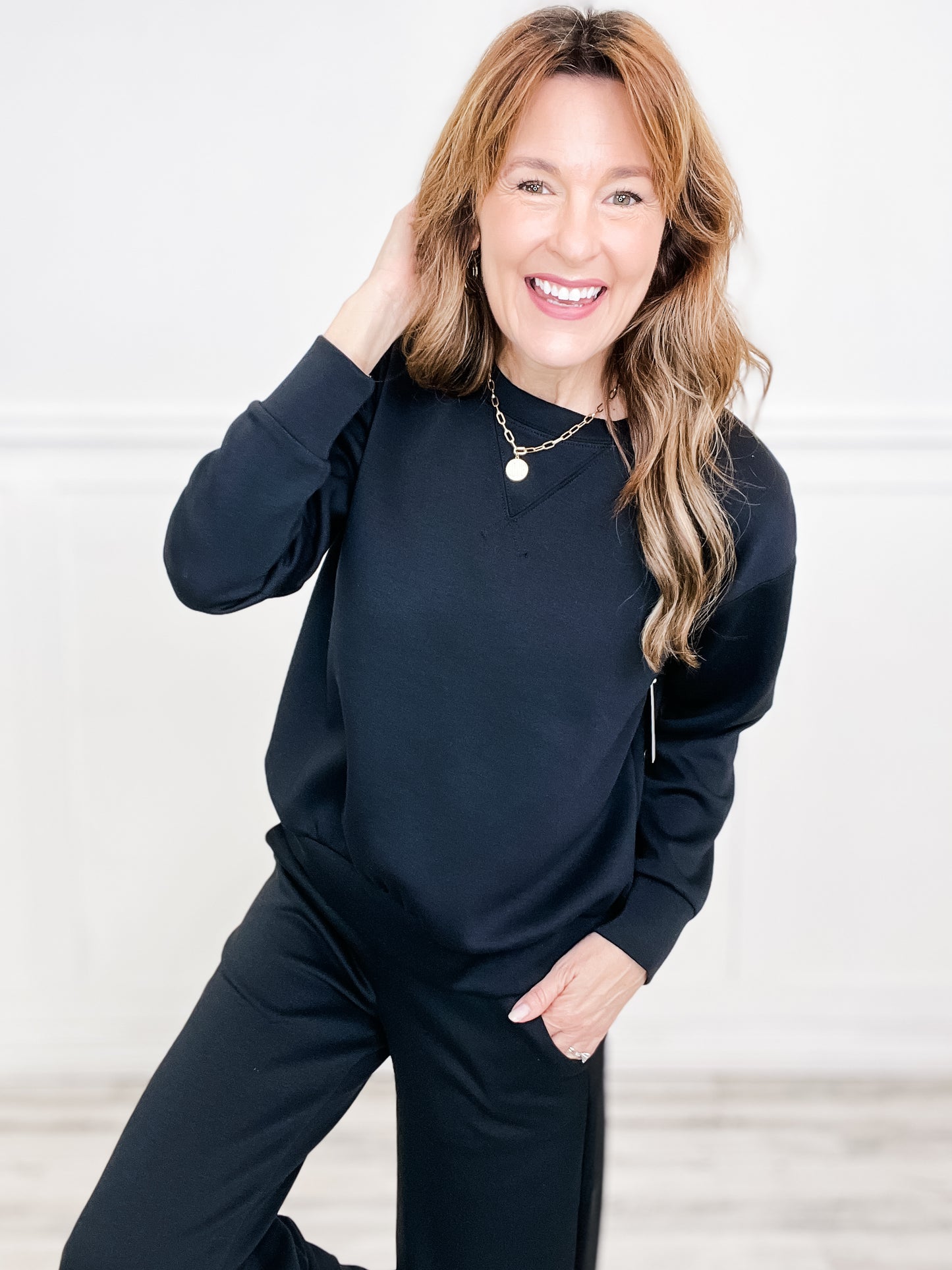 "RESORT" Travel Collection  Active/Loungewear in BLACK