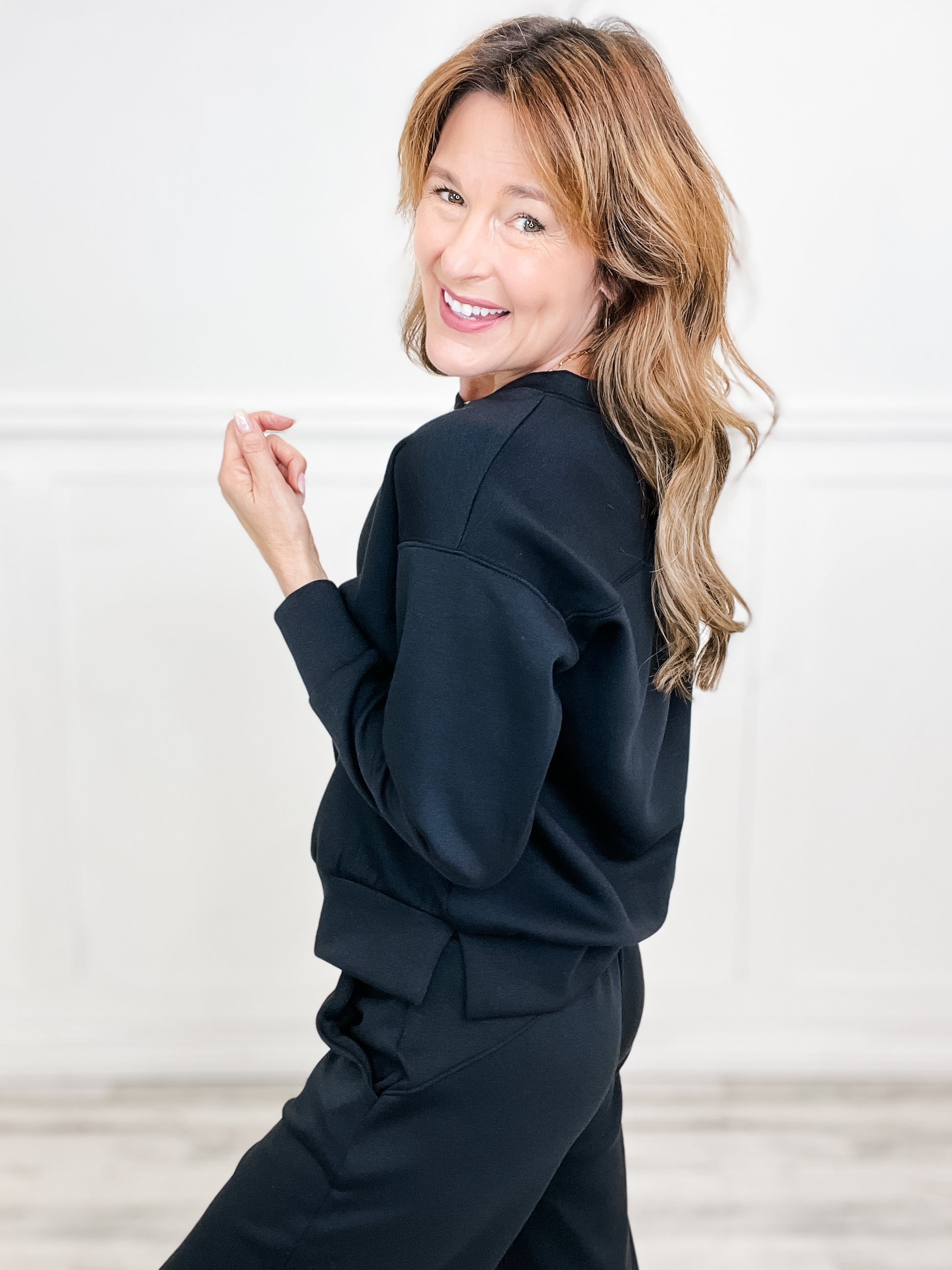 "RESORT" Travel Collection  Active/Loungewear in BLACK