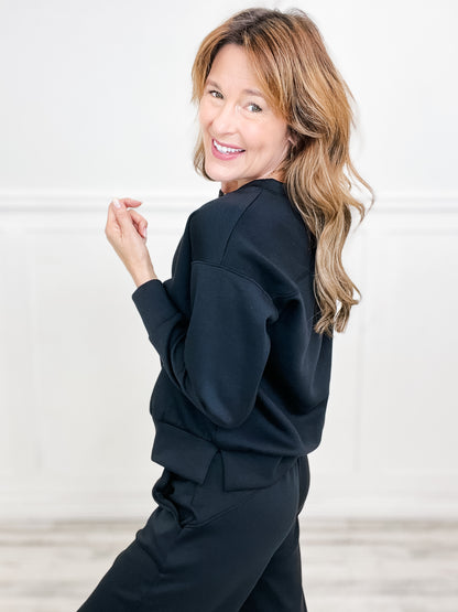 "RESORT" Travel Collection  Active/Loungewear in BLACK
