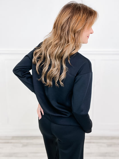 "RESORT" Travel Collection  Active/Loungewear in BLACK