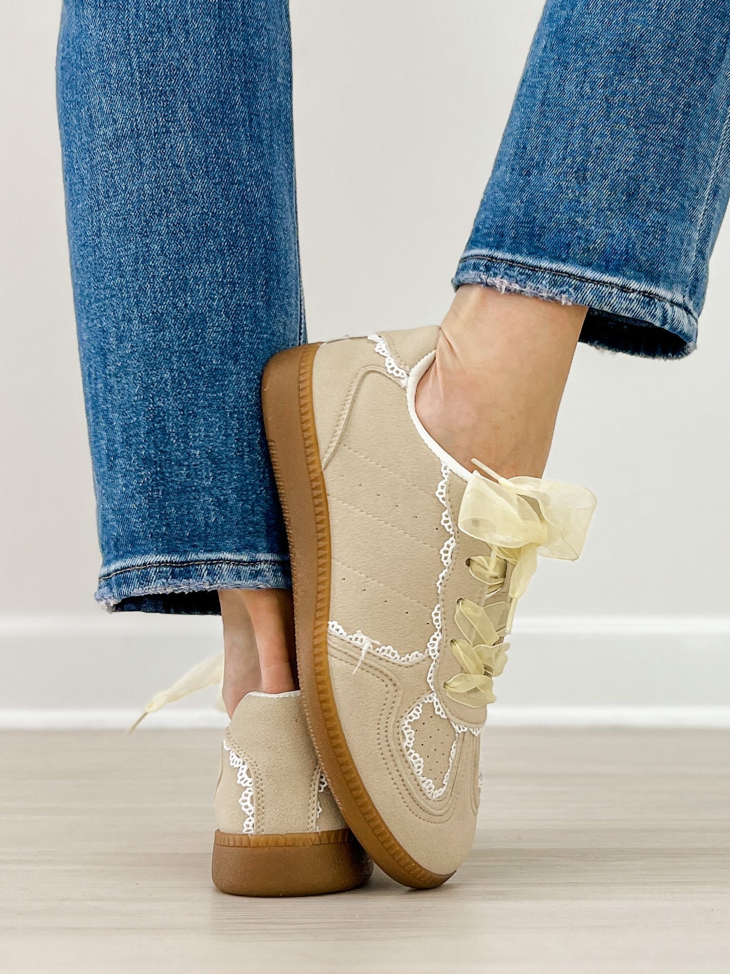 Lace Detail Sneakers