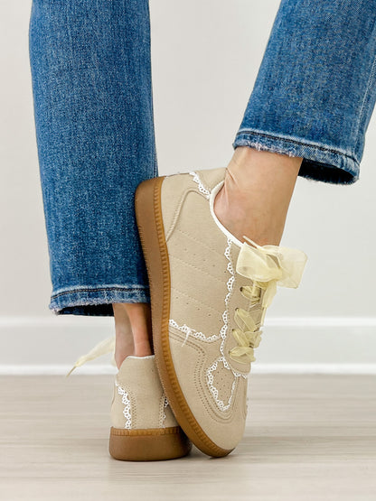 Lace Detail Sneakers
