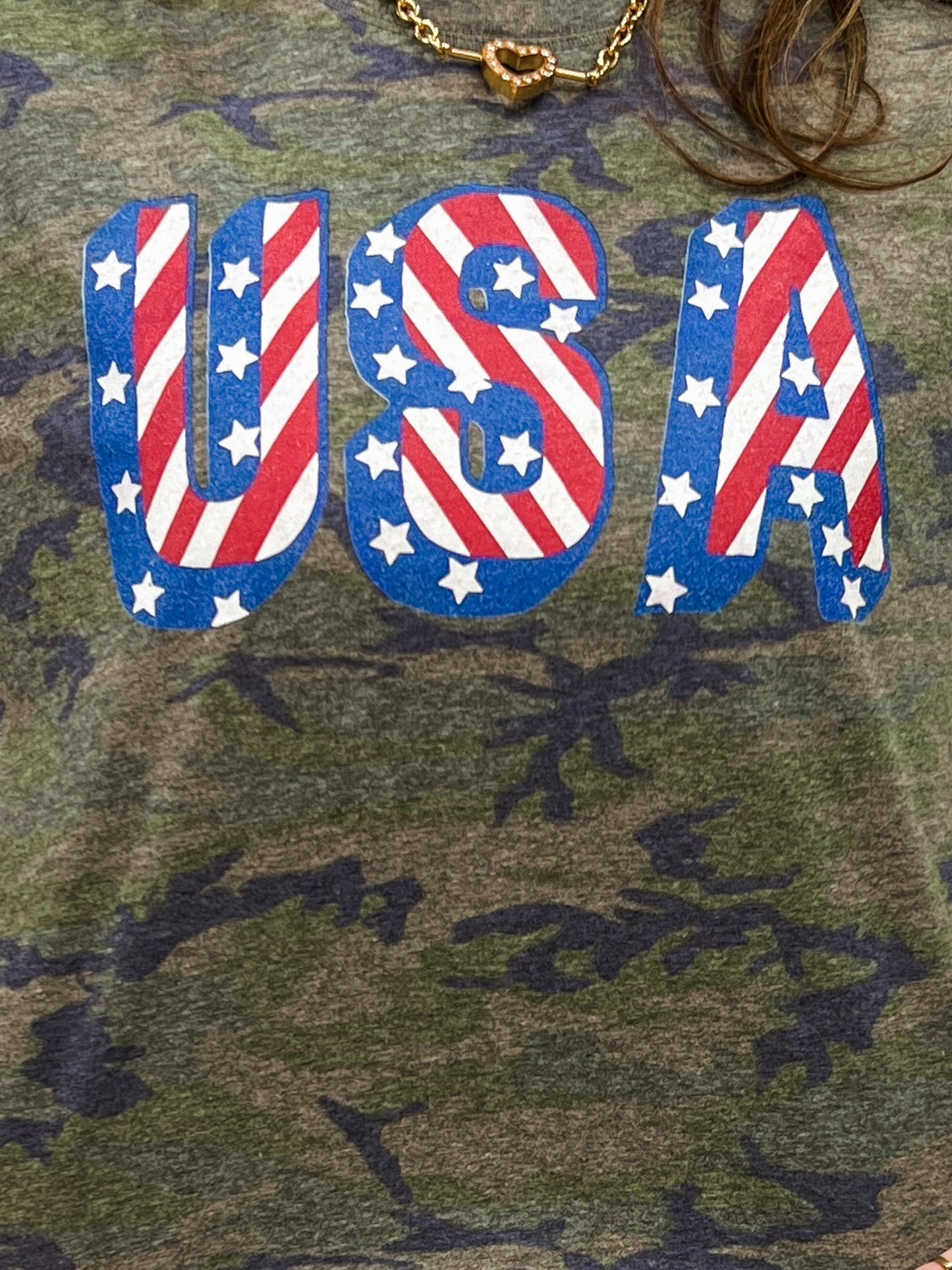 USA Stars Graphic Tee