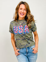 Camo Cropped