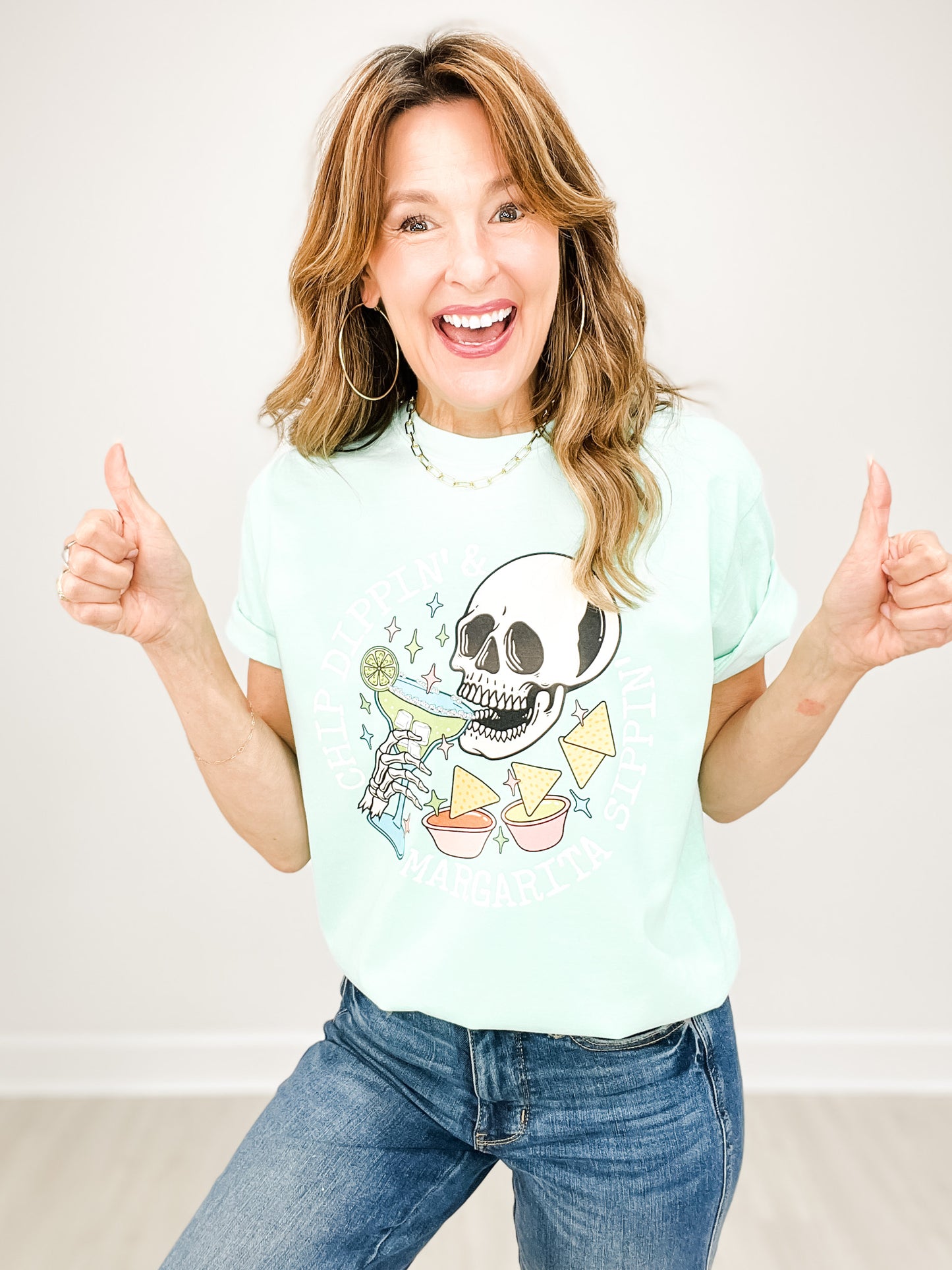 Chip Dippin' Margarita Sippin' Graphic Tee