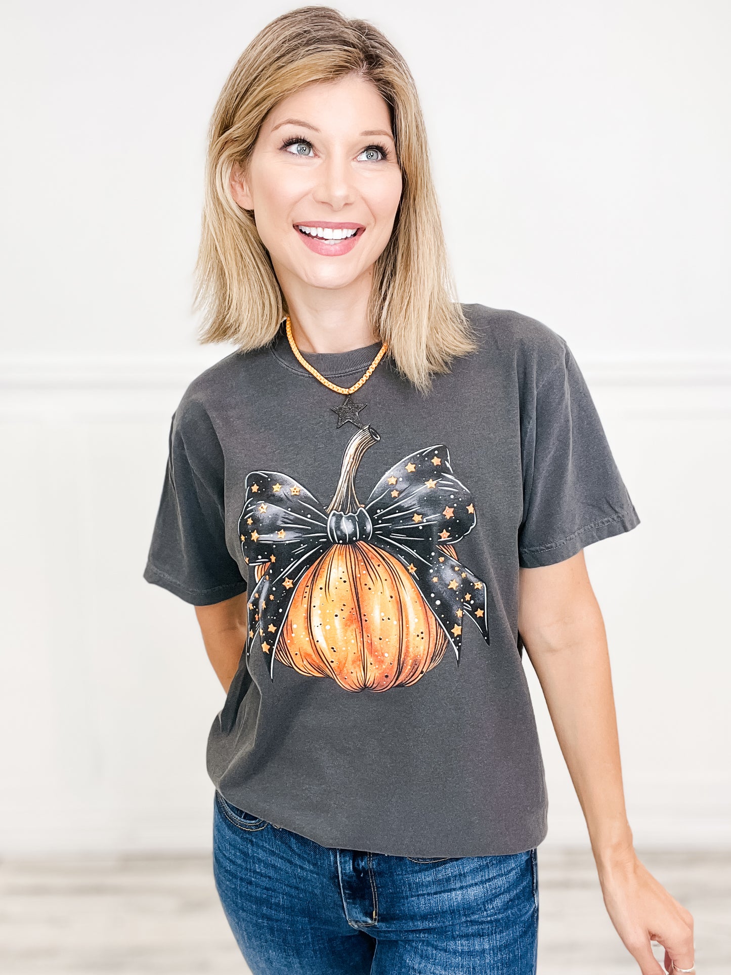 Halloween Pumpkin Graphic Top