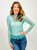 Long Sleeve Floral Lace Top