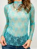 Long Sleeve Floral Lace Top