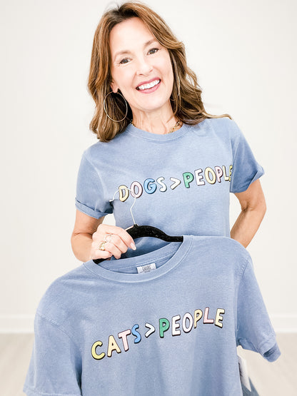 Pets > People Graphic Tee