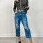 Long Sleeve Solid Knit Top with Merrow Edge Detail