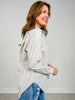 Striped Long Sleeve Collared Shirt