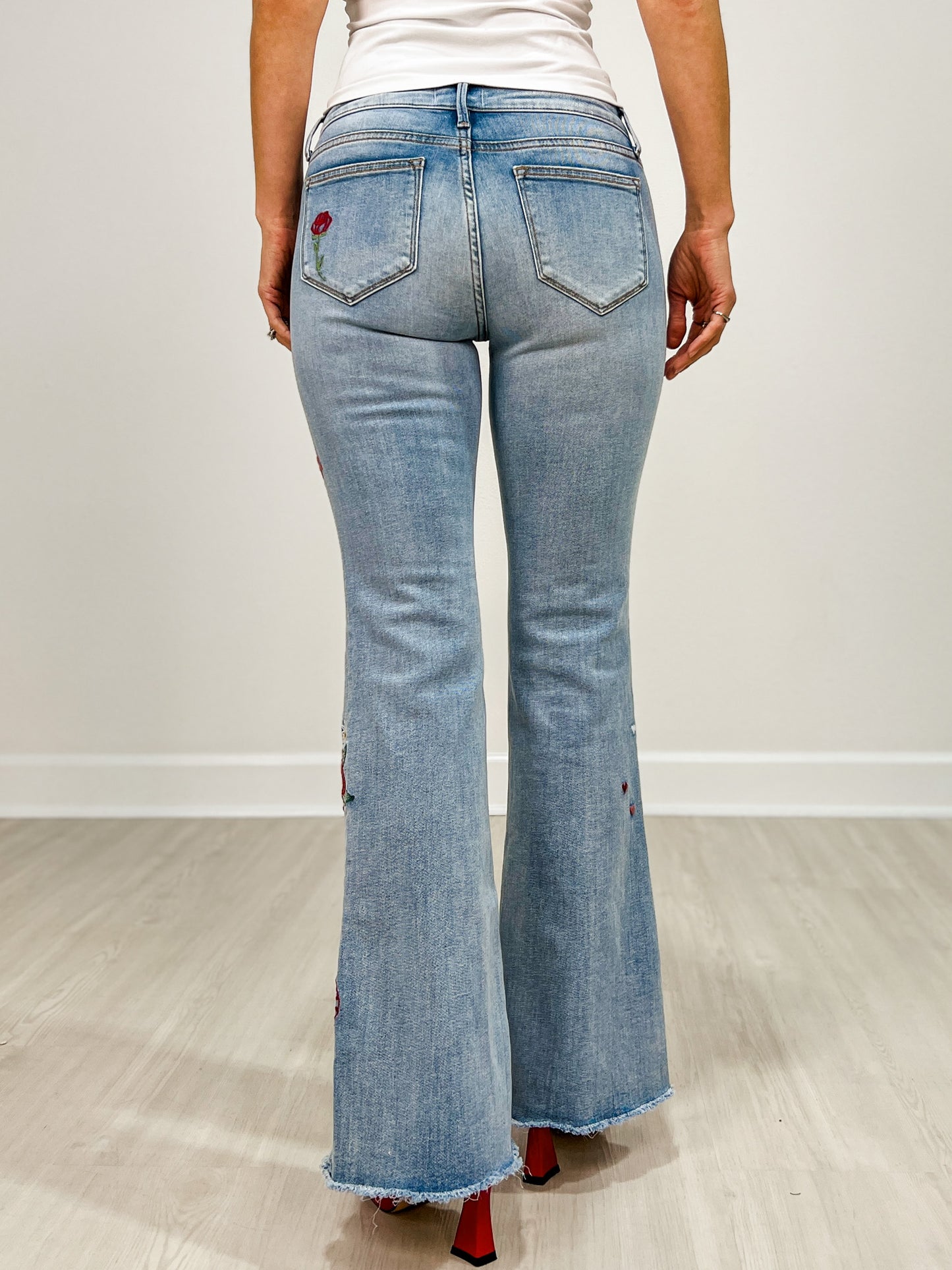 Eva Love Letter Bootcut Jeans by Driftwood
