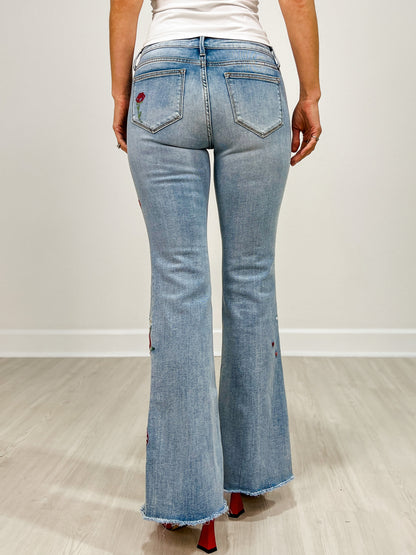 Eva Love Letter Bootcut Jeans by Driftwood