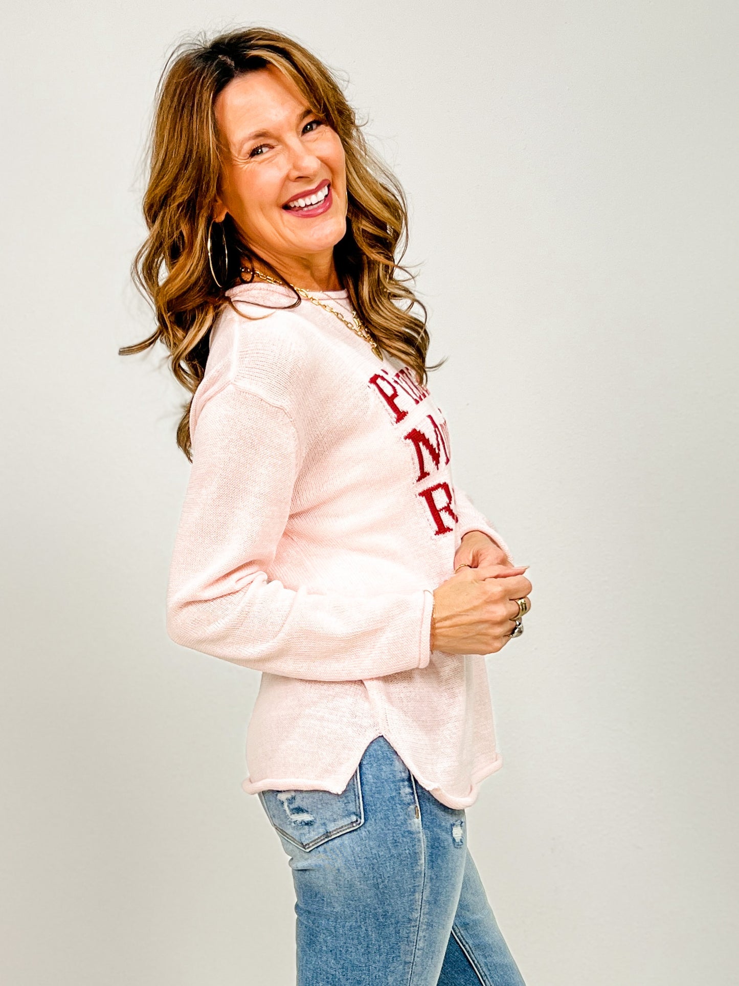 Pizza, Movies, Repeat Lightweight Sweater